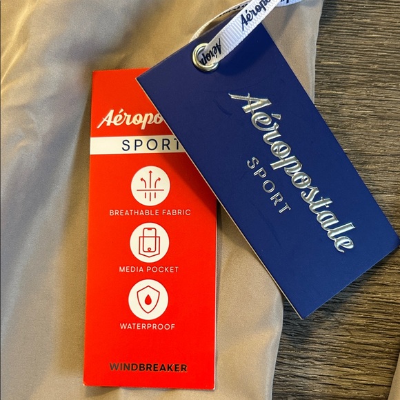 Aeropostale Lightweight Bomber Jacket Zip Front Casual Windbreaker - Picture 3 of 12